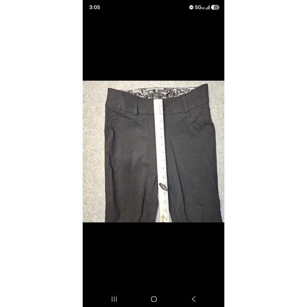 Maurices Womens Black Skinny Dress Pants Low Rise Work Trousers Size 0/1 Short - Picture 5 of 12